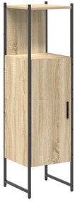 vidaXL Σετ Επίπλων Μπάνιου 4 pcs Sonoma Δρυς 33 x 33 x 188,5 εκ.