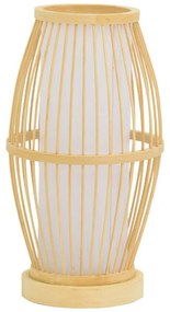 Επιτραπέζιο φωτιστικό Werek Inart Ε27 μπαμπού σε φυσική απόχρωση Φ18x33εκ 18x18x33 εκ.