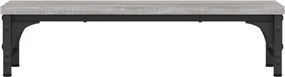 vidaXL Βάση Οθόνης Γκρι Sonoma 55 x 23 x 14 εκ. από Επεξεργασμένο Ξύλο
