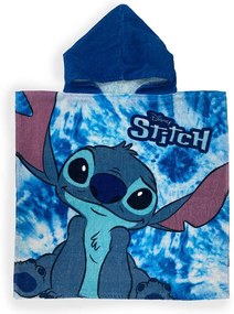 Πόντσο Θαλάσσης Quick Dry Disney Home Lilo & Stitch 35 50X100 Sky Blue 100% Microfiber - Disney Home