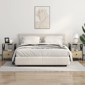 vidaXL Κομοδίνο Sonoma Δρυς 41.5 x 40.5 x 55 εκ. Επεξεργασμένο ξύλο