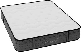 Στρώμα Diamond pakoworld pocket spring+ gel memory foam 25-27cm 140x200εκ