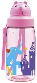 Παγούρι 450ml Με Καλαμάκι Laken Princess