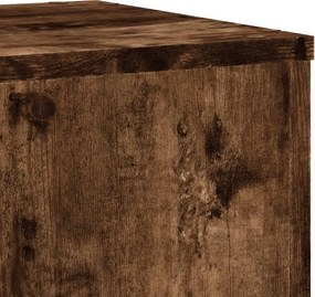 vidaXL Βάσεις Φυτών 2Τεμ. Καπνιστή Δρυς 30x30x70εκ. Επεξεργασμένο Ξύλο