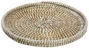 Διακοσμητικός Δίσκος KAG151 Φ40cm Beige Espiel Jute