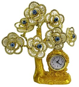 Διακοσμητικό με μπλε μάτια με ρολόι - Decoration with blue eyes