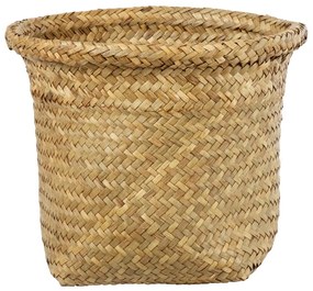 Καλάθι Διακοσμητικό Cecilia 20342 Φ24x24cm Natural GloboStar Seagrass