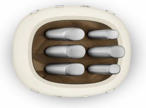 Σετ Μαχαίρια Κουζίνας με Βάση Smeg KBSF02CR Κρεμ