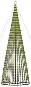 vidaXL Χριστουγεννιάτικο δέντρο LED 1544 LED πολύχρωμο 500 εκ.