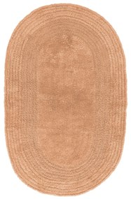 Πατάκι Μπάνιου Οβάλ (50x80) Palamaiki Ridge Caramel