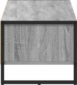 vidaXL Ντουλάπι TV Γκρίζο Σονομα 100 x 36.5 x 30.5 εκ