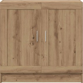 vidaXL Βιβλιοθήκη Artisan Δρυς 82,5x30,5x80 εκ. Επεξεργασμένο Ξύλο
