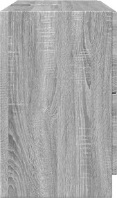 vidaXL Ντουλάπι Νιπτήρα Grey Sonoma 78x37x59 εκ. Επεξεργασμένο Ξύλο