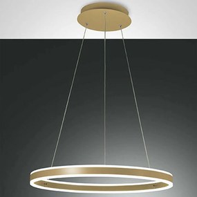 Φωτιστικό Οροφής Palau 3743-40-225 Φ60x4,6cm Dim Led 6540lm 60W Gold Fabas Luce