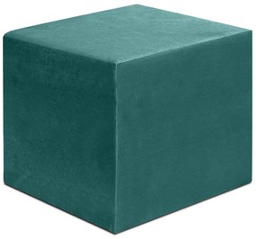 Σκαμπώ April Megapap βελούδινο χρώμα κυπαρρισί 40x40x40εκ.-GP043-0102,3