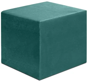 Σκαμπώ April Megapap βελούδινο χρώμα κυπαρρισί 40x40x40εκ.-GP043-0102,3