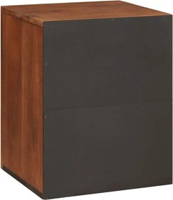 vidaXL Ντουλάπι Μπάνιου Καφέ 38 x 33,5 x 48 εκ. Επεξεργασμένο ξύλο