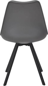 ΚΑΡΈΚΛΕΣ &amp; ΠΟΛΥΘΡΌΝΕΣ CHAIR PP WITH CUSHION ATOM GREY M4 HD0484