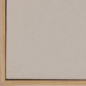Πίνακας ανάγλυφος mdf μπεζ  60x3,8x60 εκ.
