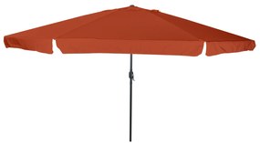 vidaXL Ομπρέλα Κήπου ø395x245 cm Καμένο Πορτοκαλί