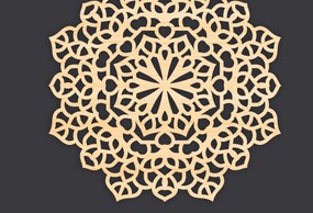 Intra απο ξύλο plywood 3mm-4mm πάχος Τρισδιάστατη Mandala Δίασταση 30x30 cm INTRAFABR-86061874