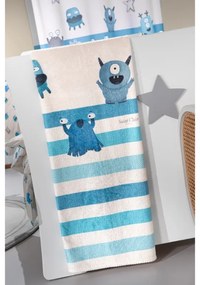 Κουβέρτα Μονή Fleece Ultrasoft Monsters Blue 160x220 - Saint Clair