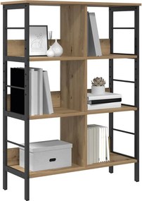 vidaXL Ράφι Βιβλίων 6 επιπέδων 82 x 32 x 112 εκ. Επεξεργασμένο ξύλο