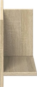 vidaXL Ντουλάπι Τοίχου Sonoma Δρυς 70x16,5x30 εκ. Επεξεργασμένο Ξύλο