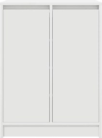 vidaXL Παπουτσοθήκη Λευκή 57x34x76 εκ. από Επεξεργασμένο Ξύλο