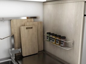 Ράφι Τοίχου Χρώμιο BANYO 7x7x33