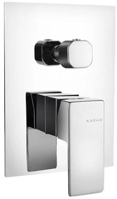 Karag Delos E02FCQ382-1 Μίκτης ντους 2 εξόδων Χρώμιο