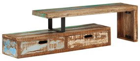 vidaXL Βάση Τηλεόρασης (118-200) x 30x40 εκ. από Μασίφ Ξύλο Ανακυκλωμένου Ξύλου