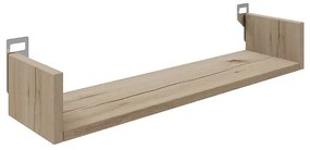 Ραφιέρα τοίχου Derva pakoworld σε oak απόχρωση 60x15x10cm