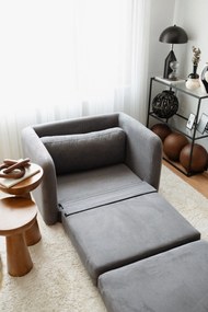 1-Seat Sofa-Bed Nest - Grey Grey