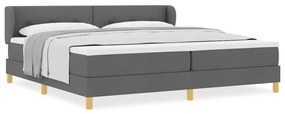 vidaXL Κρεβάτι με Ελατήρια και Στρώμα Κρεμ 90x200 εκ Υφασμα με στρώμα