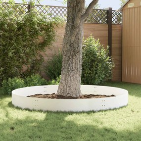 vidaXL Περίγραμμα γκαζόν 20 τμχ. 100 x 30 cm Ατσάλι Λευκό