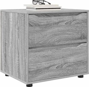 vidaXL Ντουλάπι αποθήκευσης Γκρίζο Σονομα 60 x 48 x 57 εκ