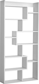 Βιβλιοθήκη Λευκό FLABRO 90x22x182
