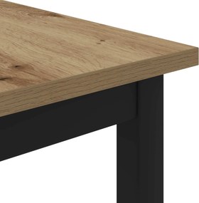 vidaXL Τραπεζάκι σαλονιού Artisan Δρυς 70 x 50 x 36 εκ