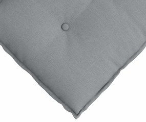 vidaXL Μαξιλάρι Πλάτης Ανοιχτό γκρι 60 x 19 x 50 εκ ύφασμα