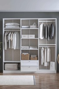 Wardrobe Terra 6 210 - White White