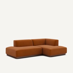 Γωνιακός καναπές δεξιός από λινό βελούδο, JACOPO