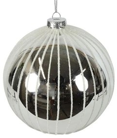 Χριστουγεννιάτικη Μπάλα 013.811519 8cm Silver