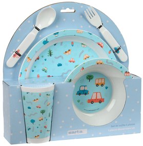 Σετ παιδικά σκεύη Safta Coches πολυεστέρας 26 x 26 x 9 cm