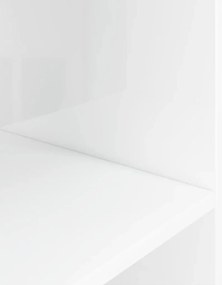 vidaXL Βάση Ενυδρείου Γυαλ. Λευκό 120x40x60 εκ. από Επεξεργασμένο Ξύλο