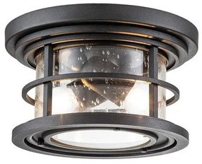 Πλαφονιέρα Φωτιστικό Οροφής 2xE27 Μαύρο ΙΡ44 Lighthouse FE-LIGHTHOUSE-F-BLK Elstead Lighting-FE-LIGHTHOUSE-F-BLK-Μαύρο FE-LIGHTHOUSE-F-BLK