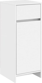 vidaXL Ντουλάπι Μπάνιου Λευκό 35 x 36,5 x 85 εκ. Επεξεργασμένο Ξύλο