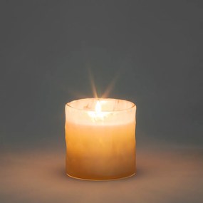 Κερί σε βαμμένο γυάλινο δοχείο, Kivia