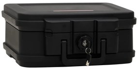 vidaXL Χρηματοκιβώτιο Μαύρο 38 x 32,5 x 16,5 εκ.