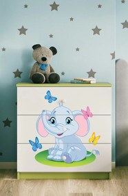 Συρταριέρα Babydreams Cartoon-Prasino-Elephant